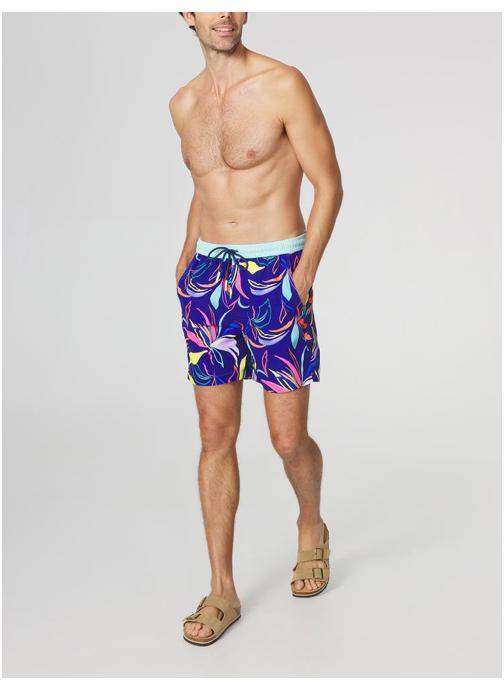 TBS Shorts de bain Short de bain recyclé made in France ACHILLE ENCRE homme bleu