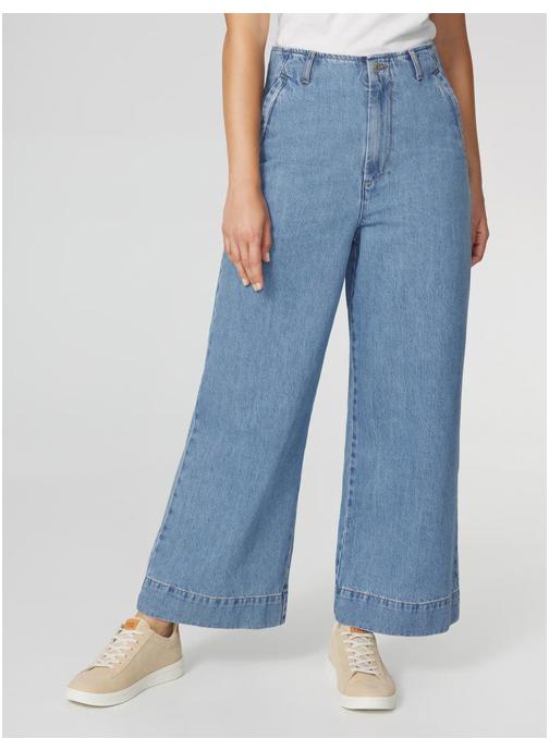 TBS Jeans droit Jean FAHRAHUI BLEACH femme bleu