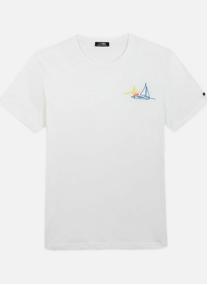 Tee-shirts T-shirt manches courtes SOHANTEE NAVY homme blanc