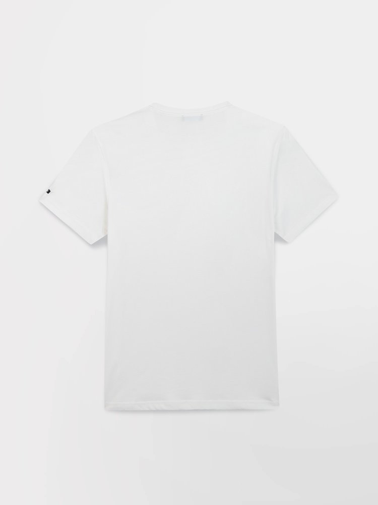 Tee-shirts T-shirt manches courtes SOHANTEE NAVY homme blanc TBS Tee-shirts T-shirt manches courtes SOHANTEE NAVY homme blanc Blanc