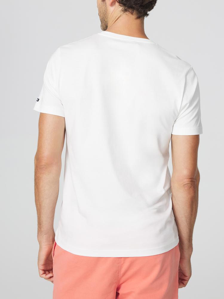 Tee-shirts T-shirt manches courtes SOHANTEE NAVY homme blanc TBS Tee-shirts T-shirt manches courtes SOHANTEE NAVY homme blanc Blanc
