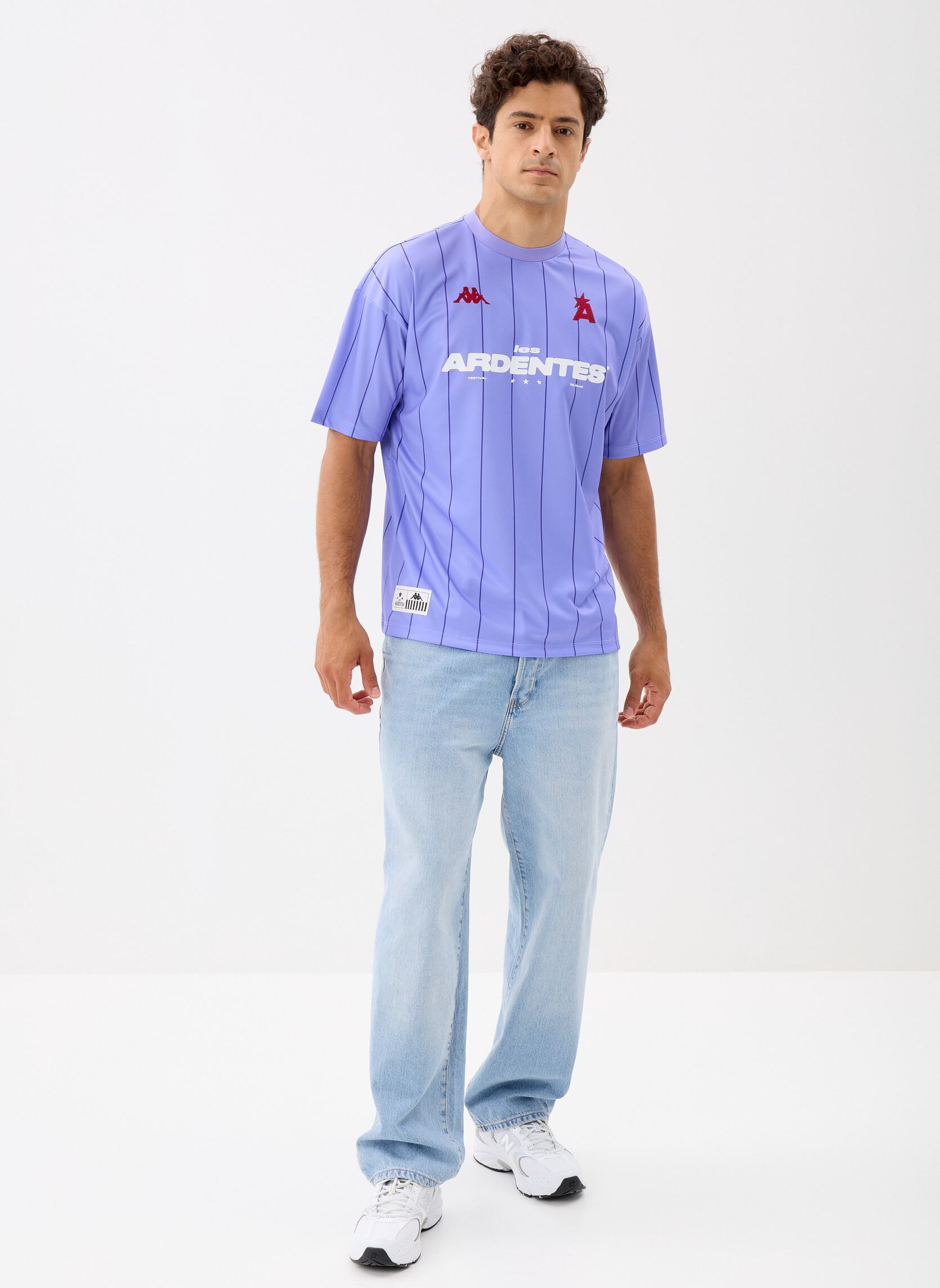T-shirts met korte mouwen Authentic Klanis Les Ardentes heren paars Kappa T-shirts met korte mouwen Authentic Klanis Les Ardentes heren paars LAVANDER