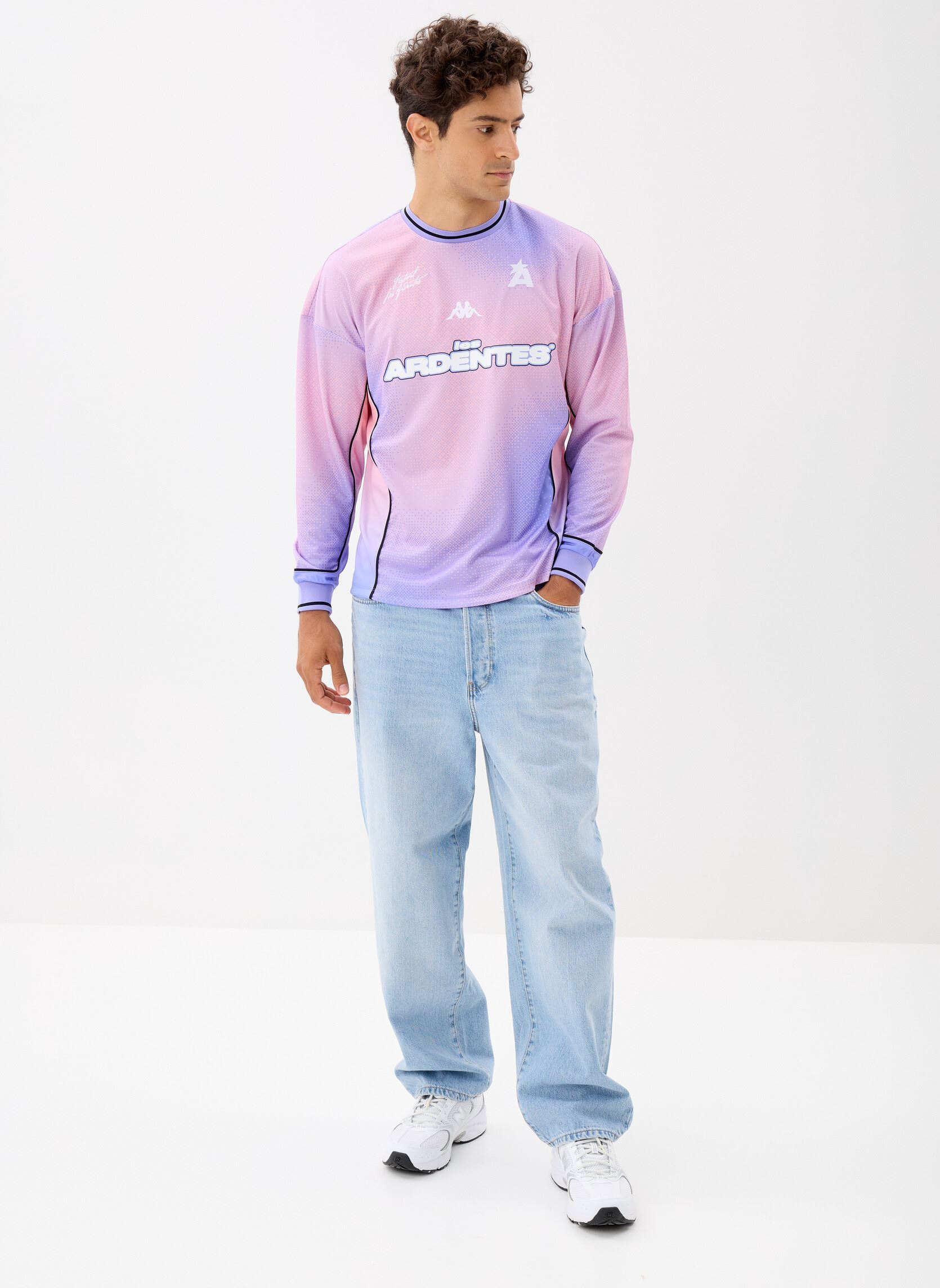 Tee-shirts manches longues Authentic Krook Les Ardentes homme violet Kappa Tee-shirts manches longues Authentic Krook Les Ardentes homme violet VIOLET LAVANDER-PINK ASH