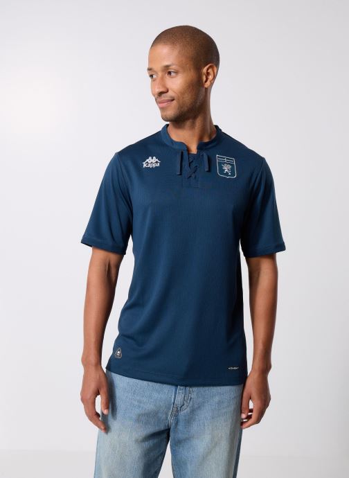 Kappa Polos manches courtes Kombat 2026 Third Genoa homme bleu