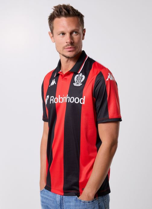 Kappa Korte mouwen polo's Kombat 2026 Home Ogc Nice heren rood