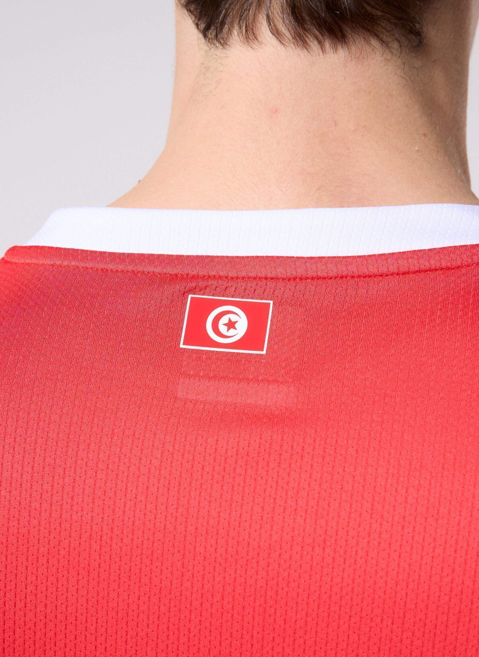 Tee-shirts manches courtes Kombat 2026 Home Tunisia homme rouge Kappa Tee-shirts manches courtes Kombat 2026 Home Tunisia homme rouge RED-WHITE