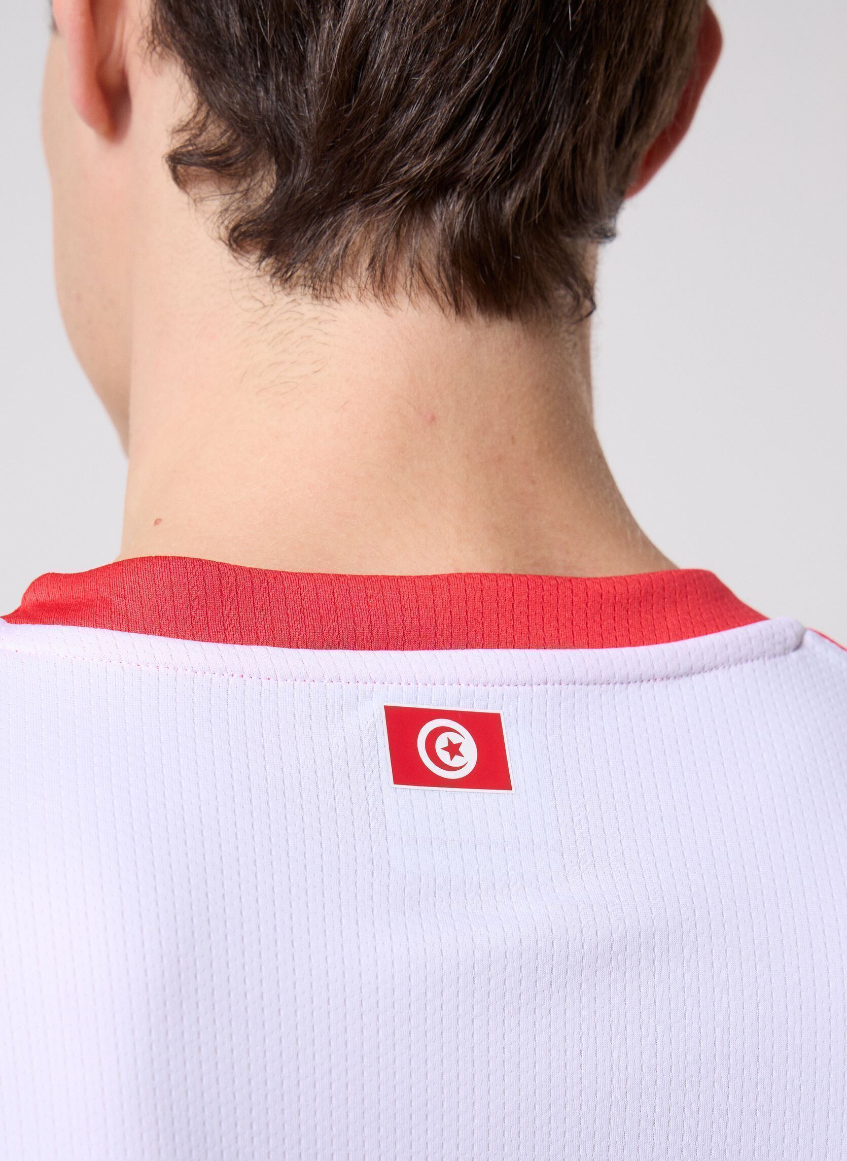 Tee-shirts manches courtes Kombat 2026 Away Tunisia homme blanc Kappa Tee-shirts manches courtes Kombat 2026 Away Tunisia homme blanc WHITE-RED