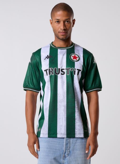 Kappa T-shirts met korte mouwen Kombat 2026 Home Red Star heren groen