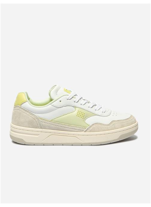 TBS Baskets basses Baskets cuir ALMERIA VANILLE / CIEL femme blanc