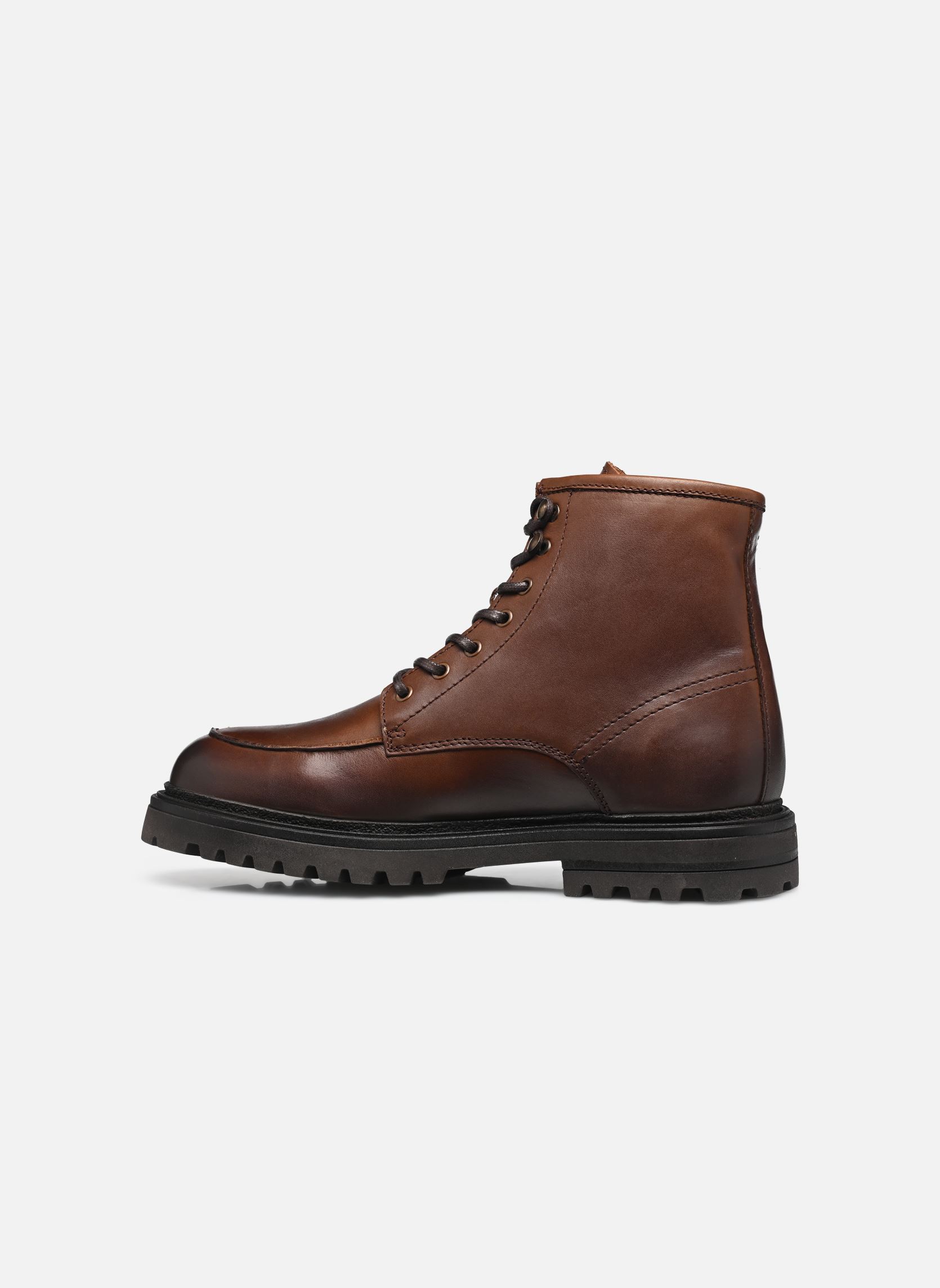 Bottines à lacets PARCELONE homme marron Marvin&Co Bottines à lacets PARCELONE homme marron marron