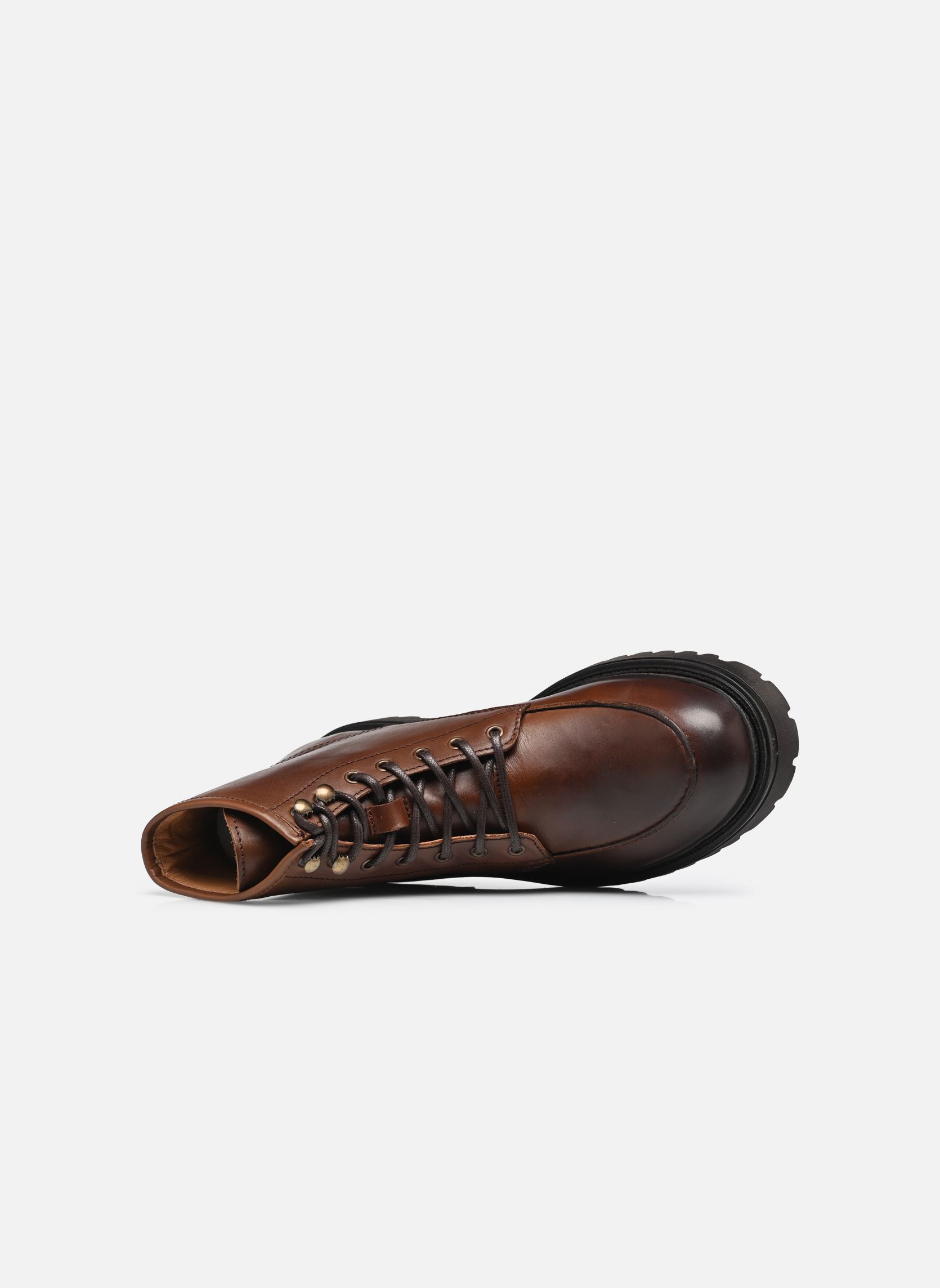 Bottines à lacets PARCELONE homme marron Marvin&Co Bottines à lacets PARCELONE homme marron marron