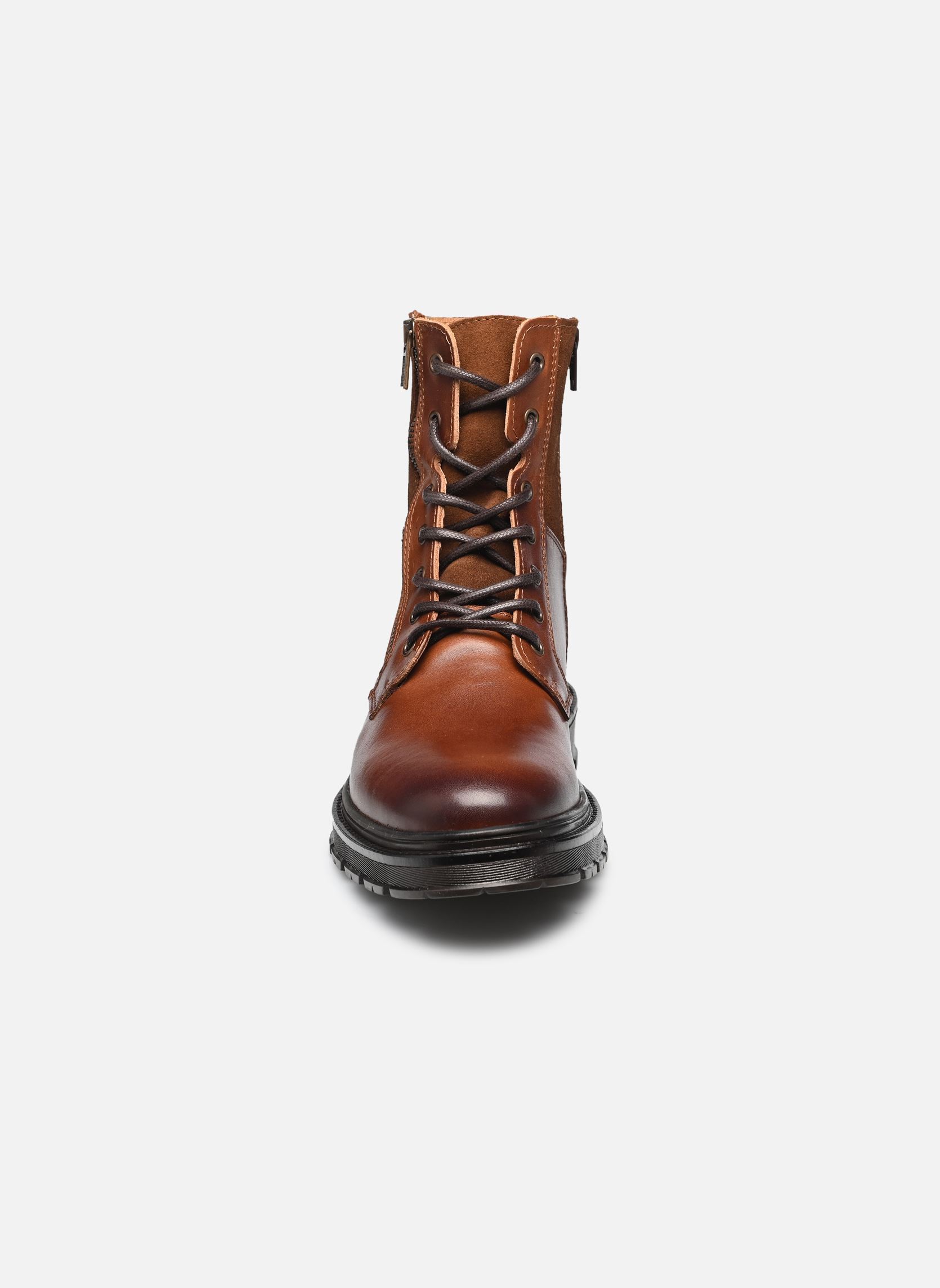 Geschnürte Stiefeletten PAMIENS herren braun Marvin&Co Geschnürte Stiefeletten PAMIENS herren braun marron