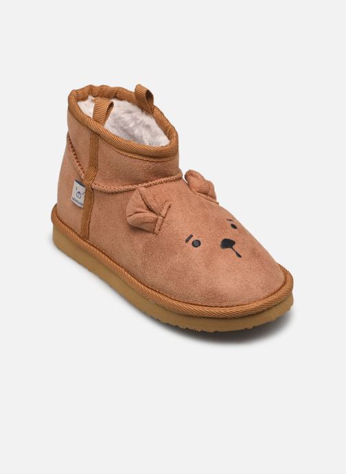 Liewood Hausschuhe Alban Bear Shoes braun