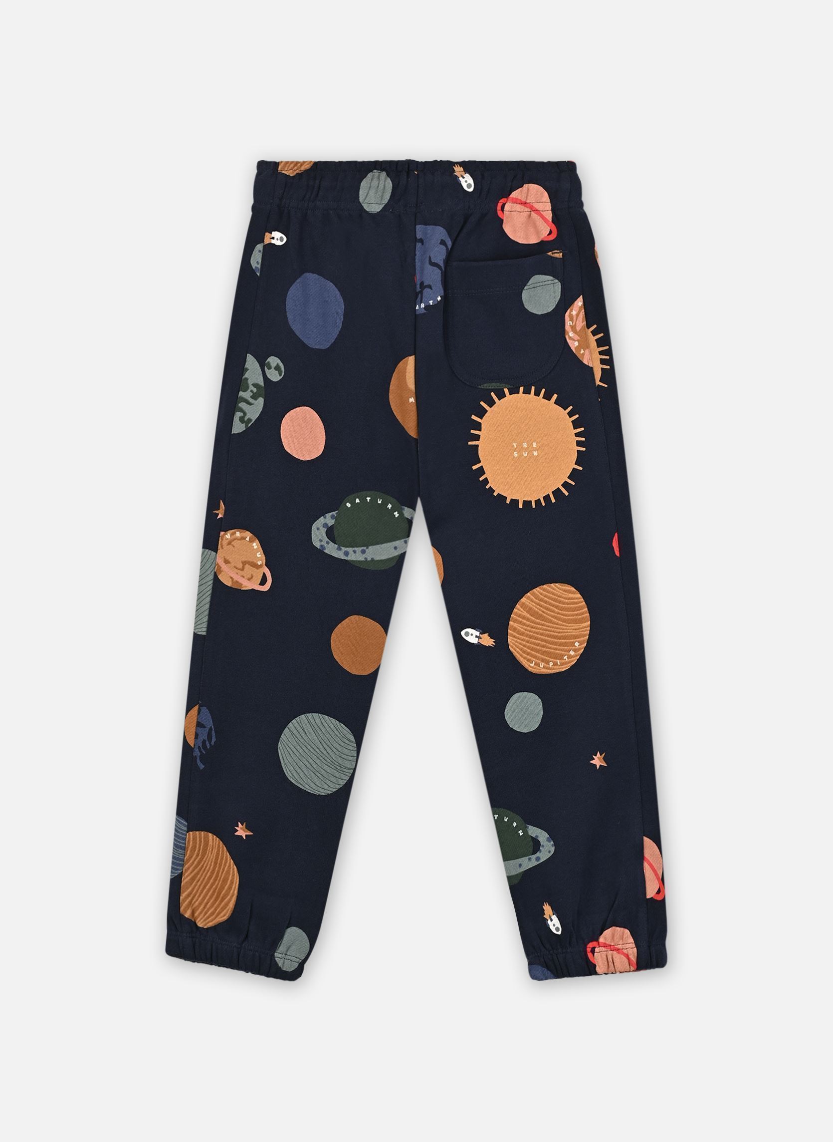 Broeken Arlo Printed Sweatpants blauw Liewood Broeken Arlo Printed Sweatpants blauw Universe / Classic navy