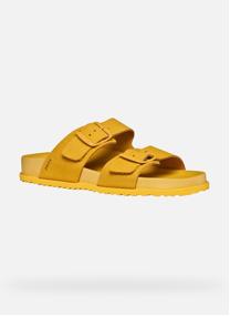 Mules D SANDYBETT femme jaune Geox Mules D SANDYBETT femme jaune Ocre