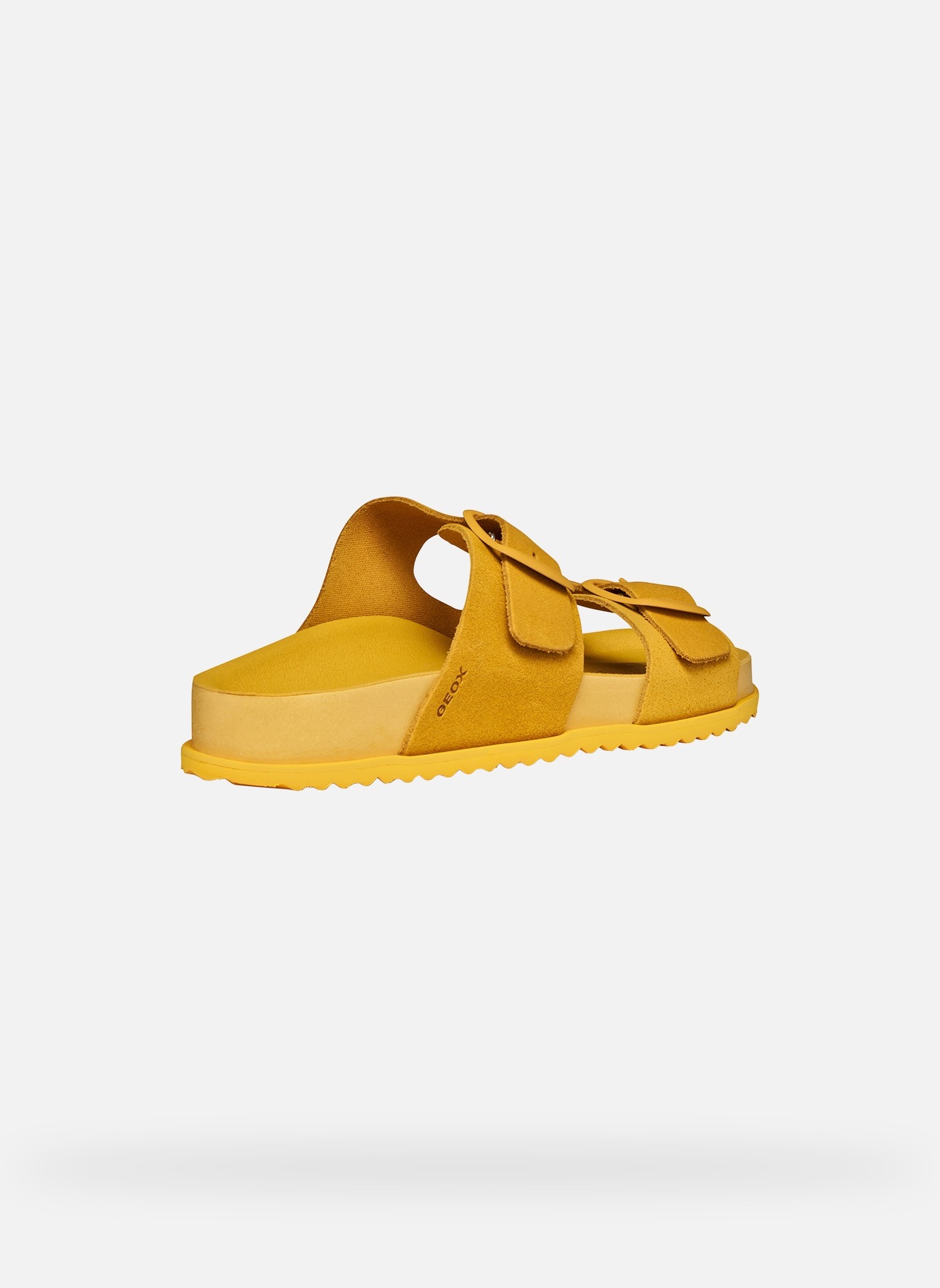 Mules D SANDYBETT femme jaune Geox Mules D SANDYBETT femme jaune Ocre