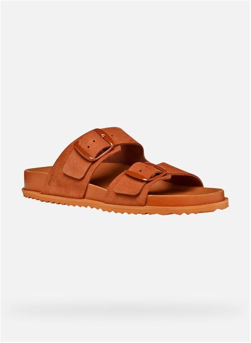 Geox Mules D SANDYBETT femme marron