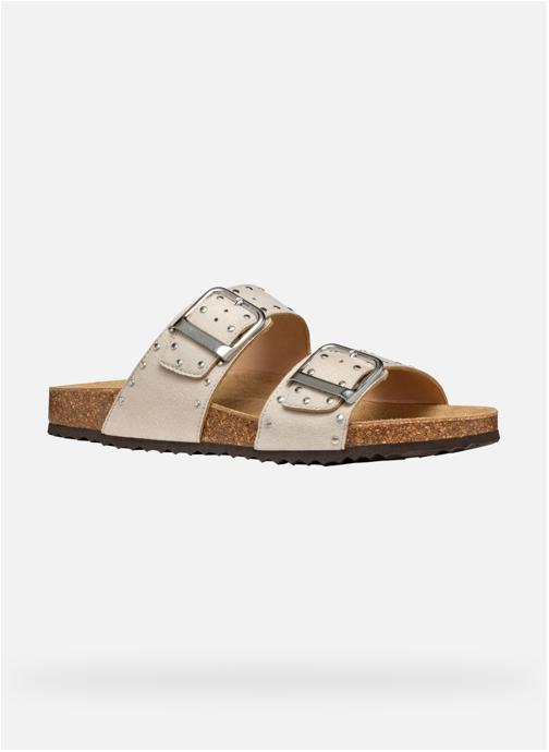 Geox Sandales D BRIONIA R femme beige