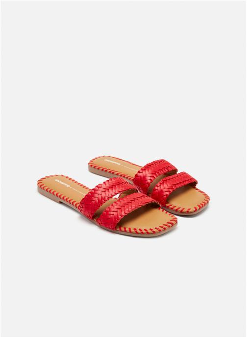 Gioseppo Sandales Sandals - Sandales Plates Cuir Tressé Perham - Rouge femme rouge