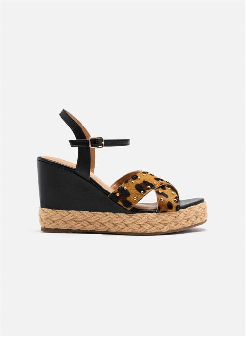 Gioseppo Sandales Dressing - Sandales Compensées Cuir Imprimé Léopard Delafield - Leopardo femme multicolore
