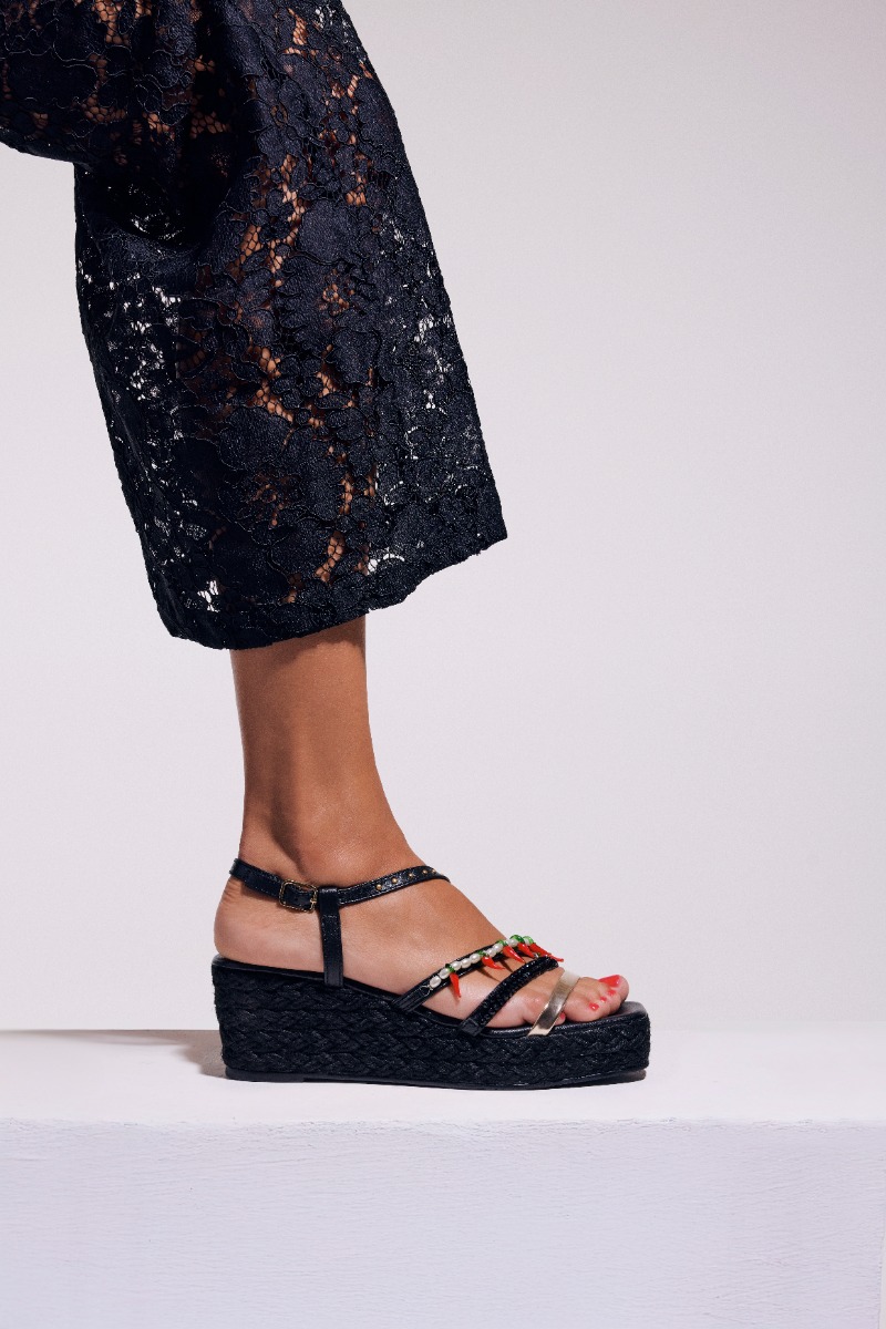Sandales Dressing - Sandales Cuir Perlées Xena - Noir femme noir Gioseppo Sandales Dressing - Sandales Cuir Perlées Xena - Noir femme noir Noir