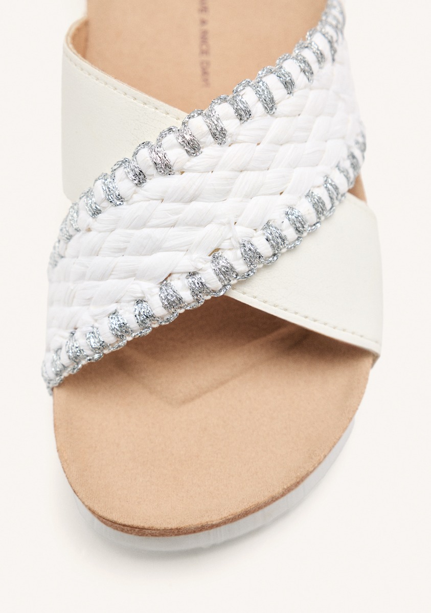 Sandales Mare - Sandales Compensées Tressées Oma - Blanc femme blanc Gioseppo Sandales Mare - Sandales Compensées Tressées Oma - Blanc femme blanc Blanc