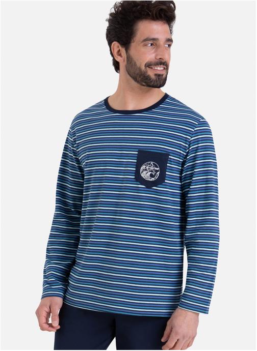 ATHENA Combinaisons RAYURES WAVES homme bleu