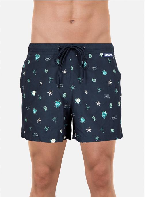 ATHENA Shorts de bain SUMMER VIBES homme noir