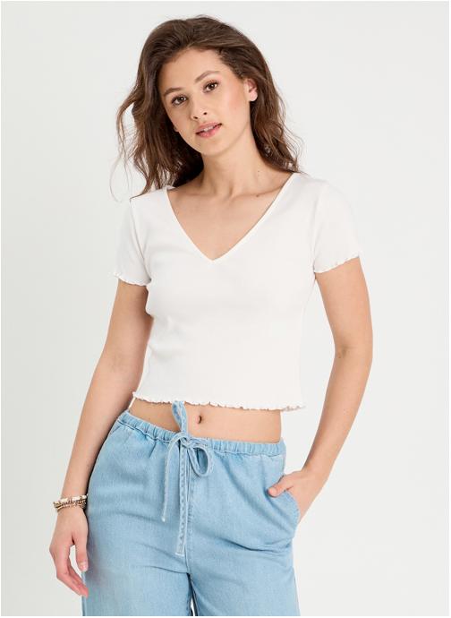 Cache Cache Tee-shirts KCOTDANC femme blanc