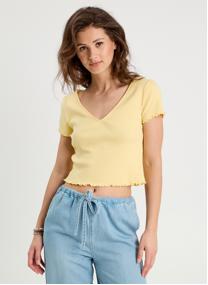 Tee-shirts KCOTDANC femme jaune