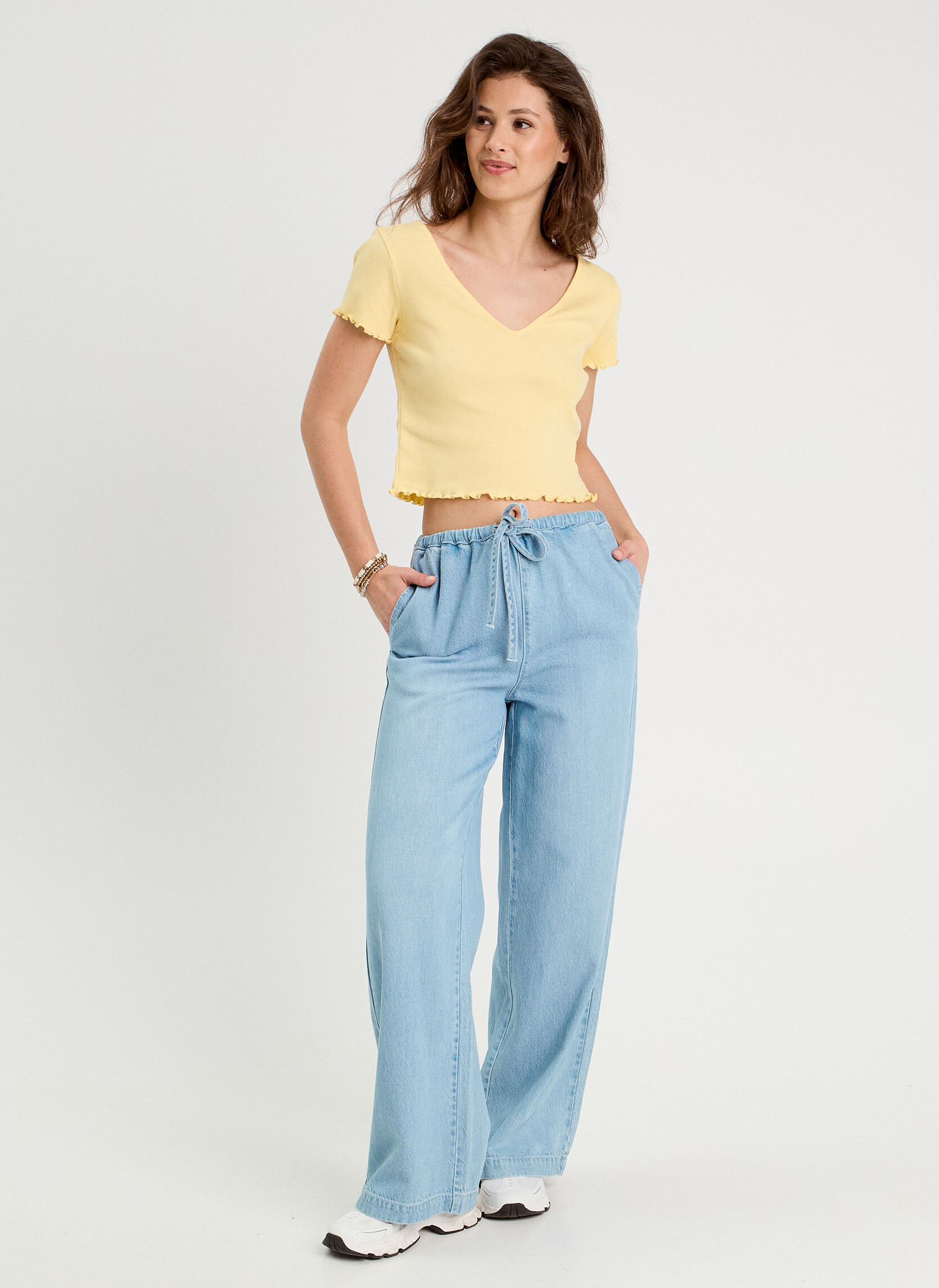 Tee-shirts KCOTDANC femme jaune Cache Cache Tee-shirts KCOTDANC femme jaune Jaune