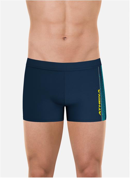 ATHENA Boxers de bain CONSTRUCTION homme bleu