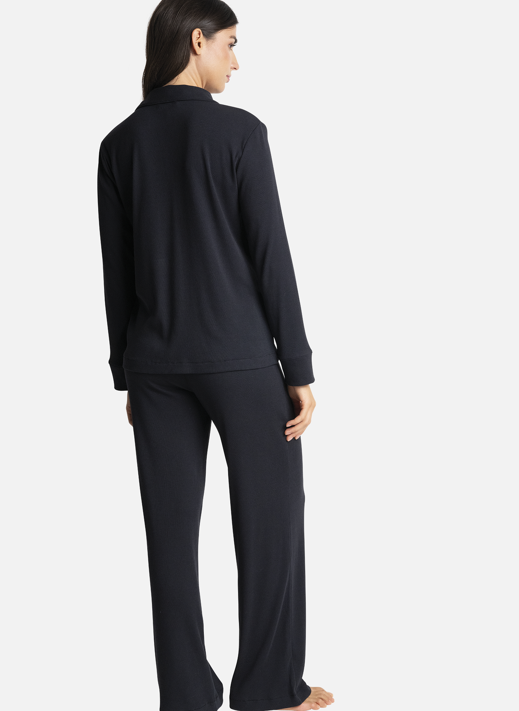 Pyjama Kimono Noir Femme Little Marcel - 100% Coton, Taille 38/40, Occasion Très Bon État
