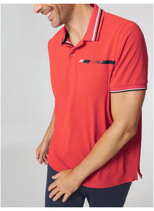 TBS Polos Polo manches courtes SELIMPOL FANION homme rouge