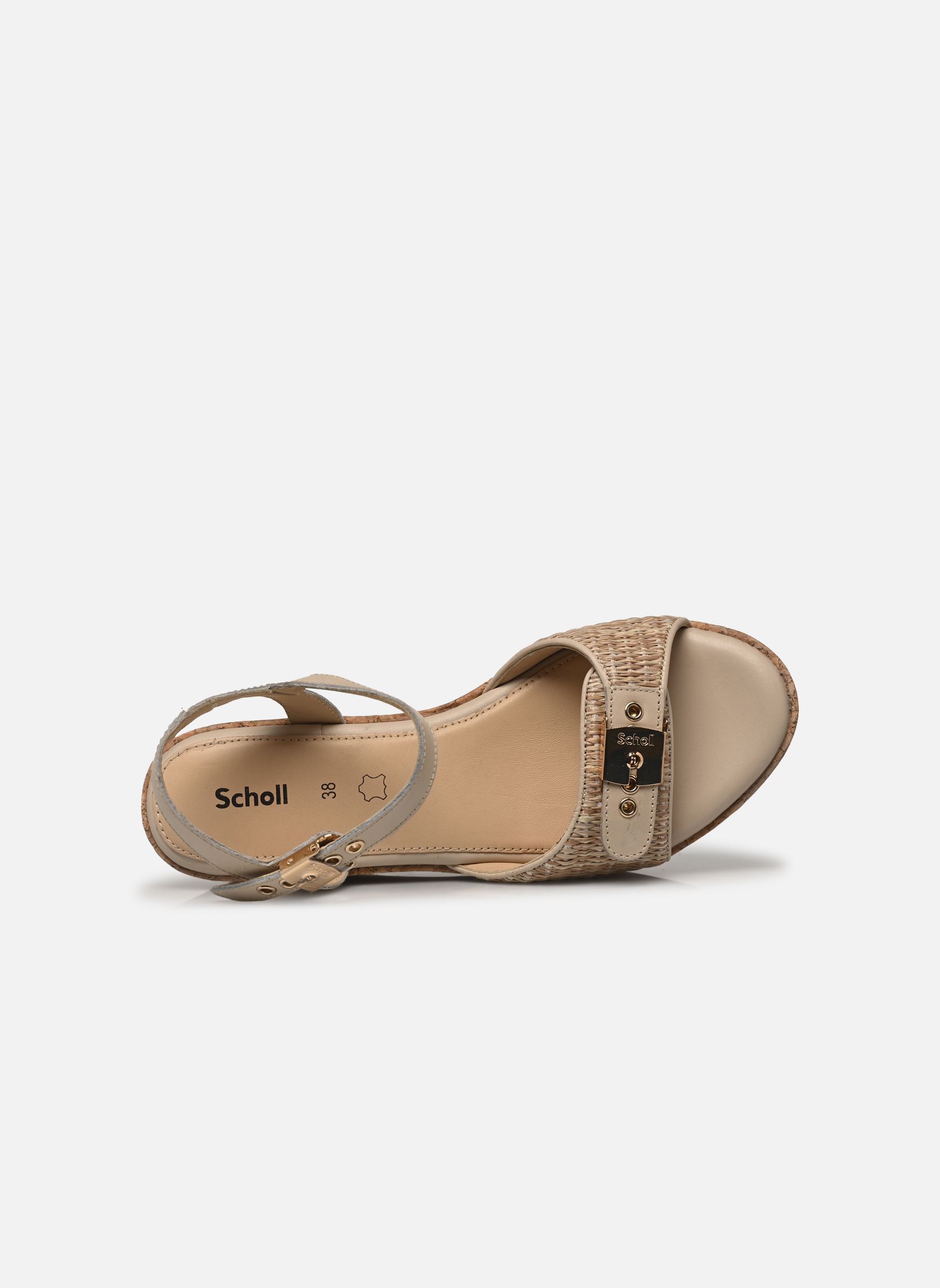 Sandales compensées et plateformes Hope Collection femme beige Scholl Sandales compensées et plateformes Hope Collection femme beige Off white