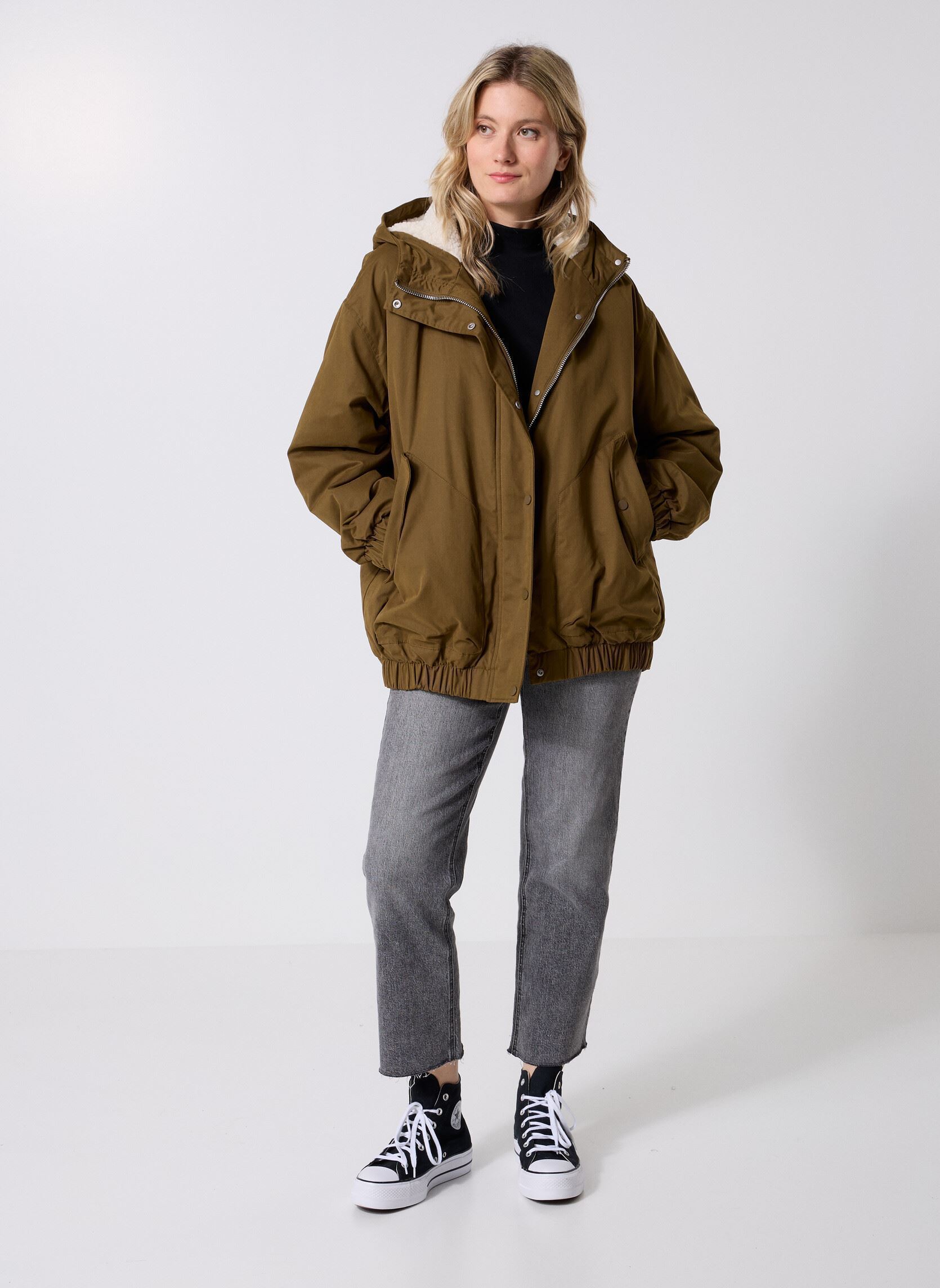 Winterjas VCANADA dames groen MADE BY Winterjas VCANADA dames groen Dark Olive