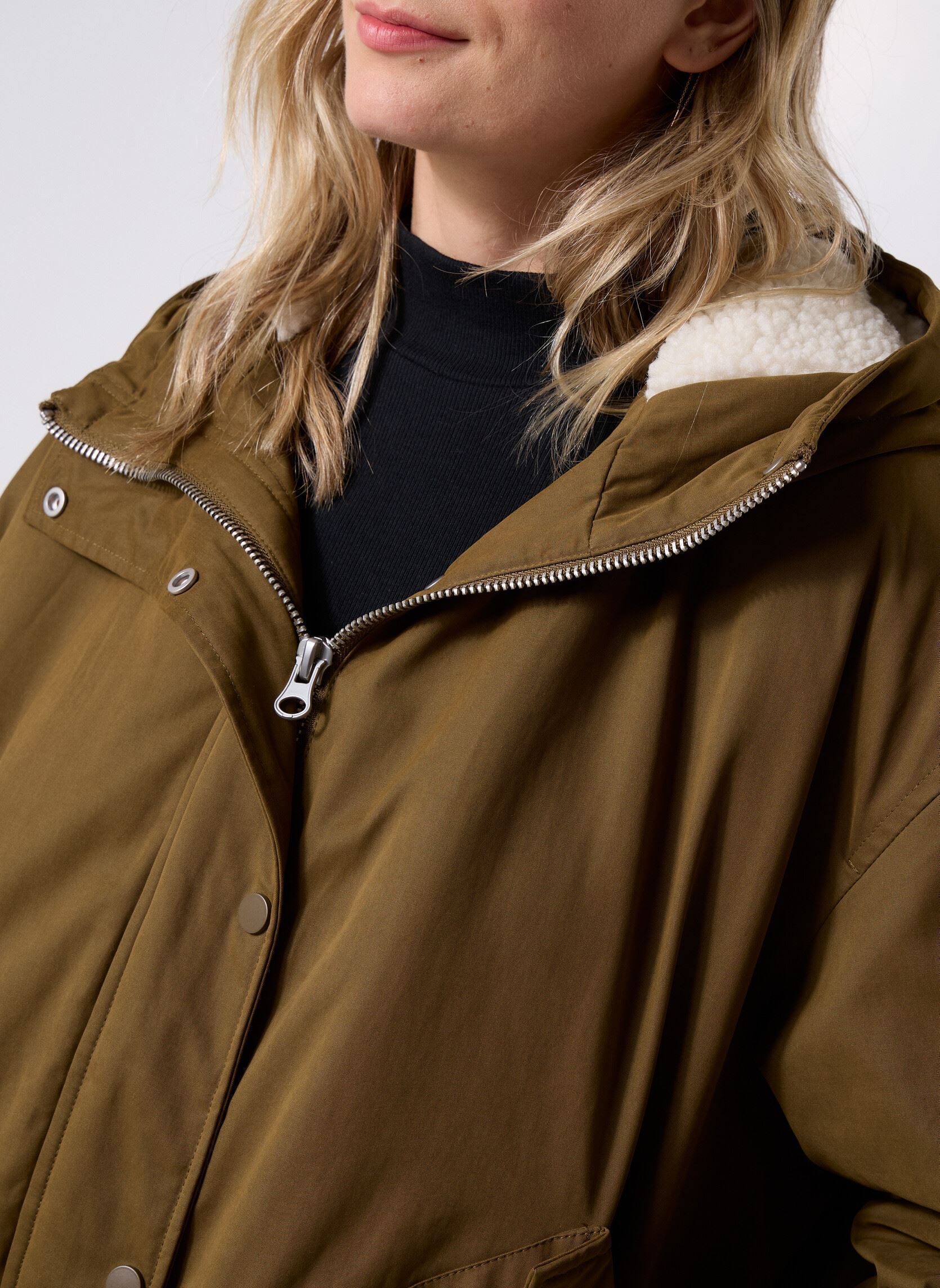 Winterjas VCANADA dames groen MADE BY Winterjas VCANADA dames groen Dark Olive
