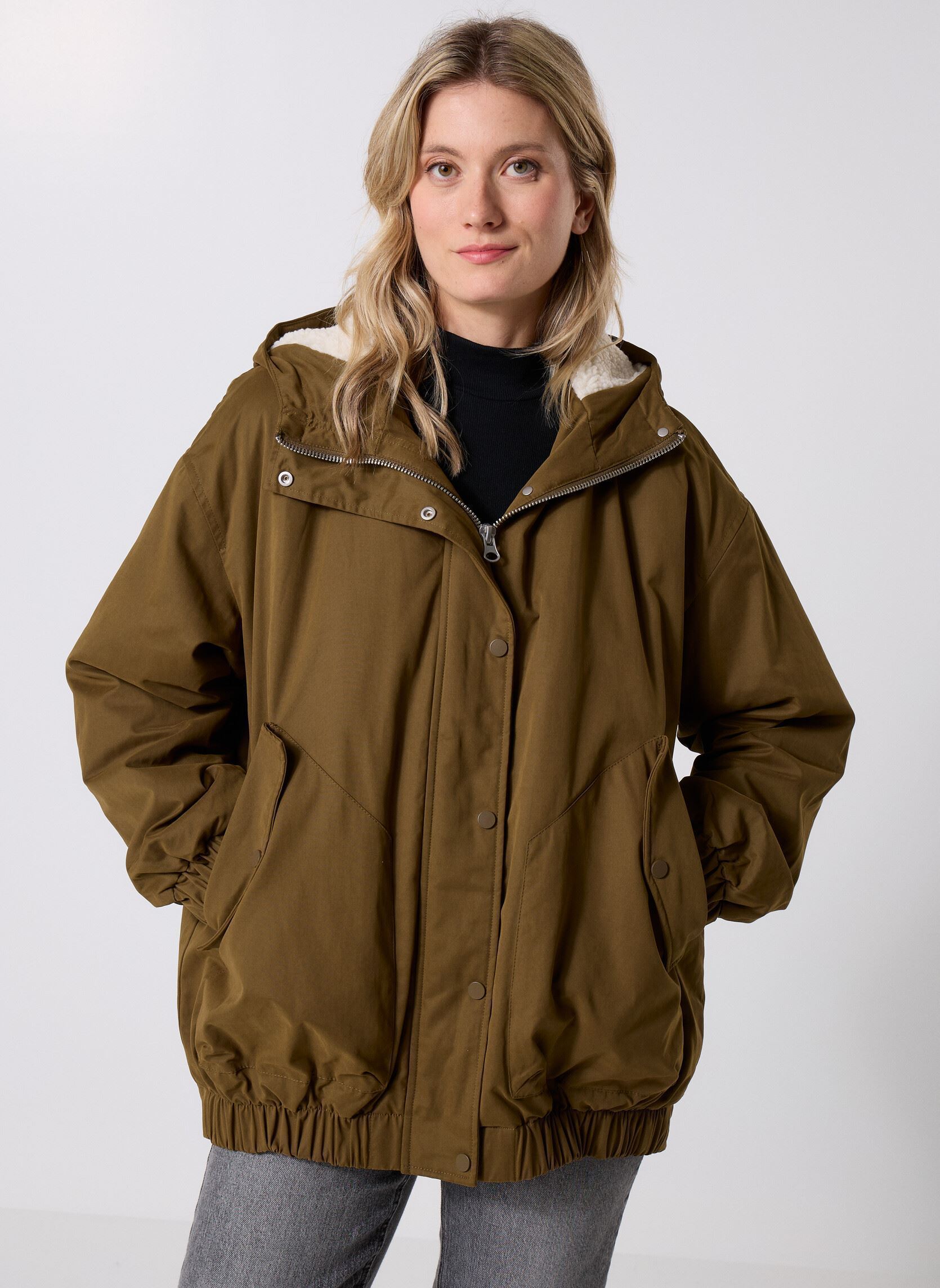 Winterjas VCANADA dames groen MADE BY Winterjas VCANADA dames groen Dark Olive