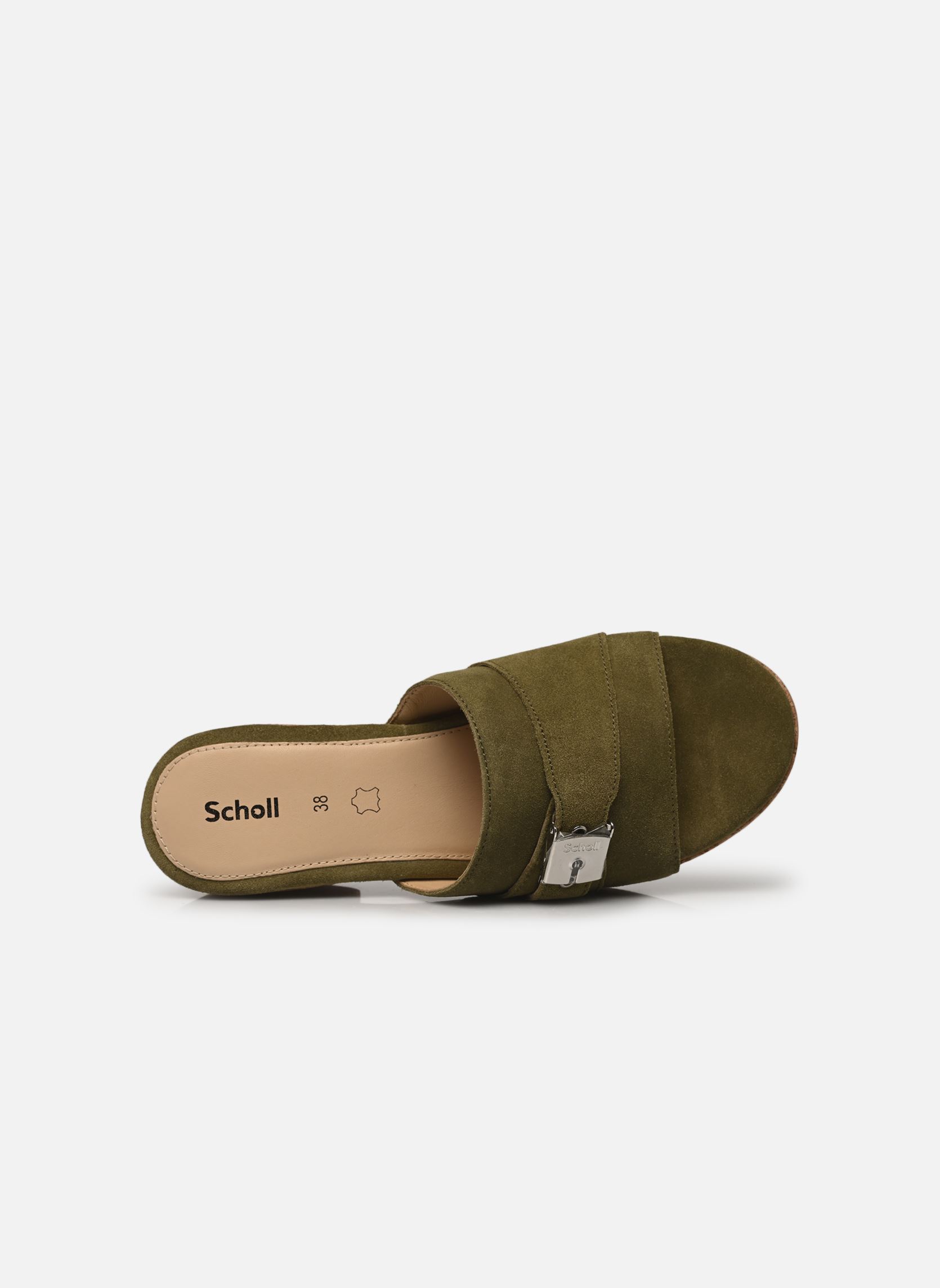 Pantoletten und Clogs Ophelia Iconic damen grün Scholl Pantoletten und Clogs Ophelia Iconic damen grün khaki