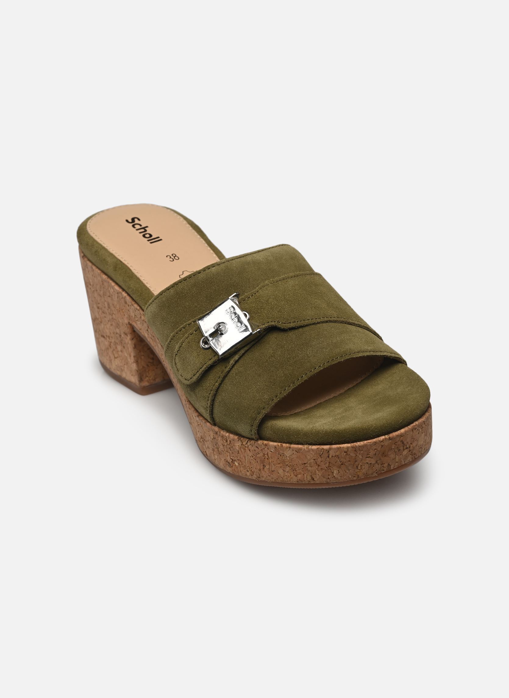 Pantoletten und Clogs Ophelia Iconic damen grün Scholl Pantoletten und Clogs Ophelia Iconic damen grün khaki