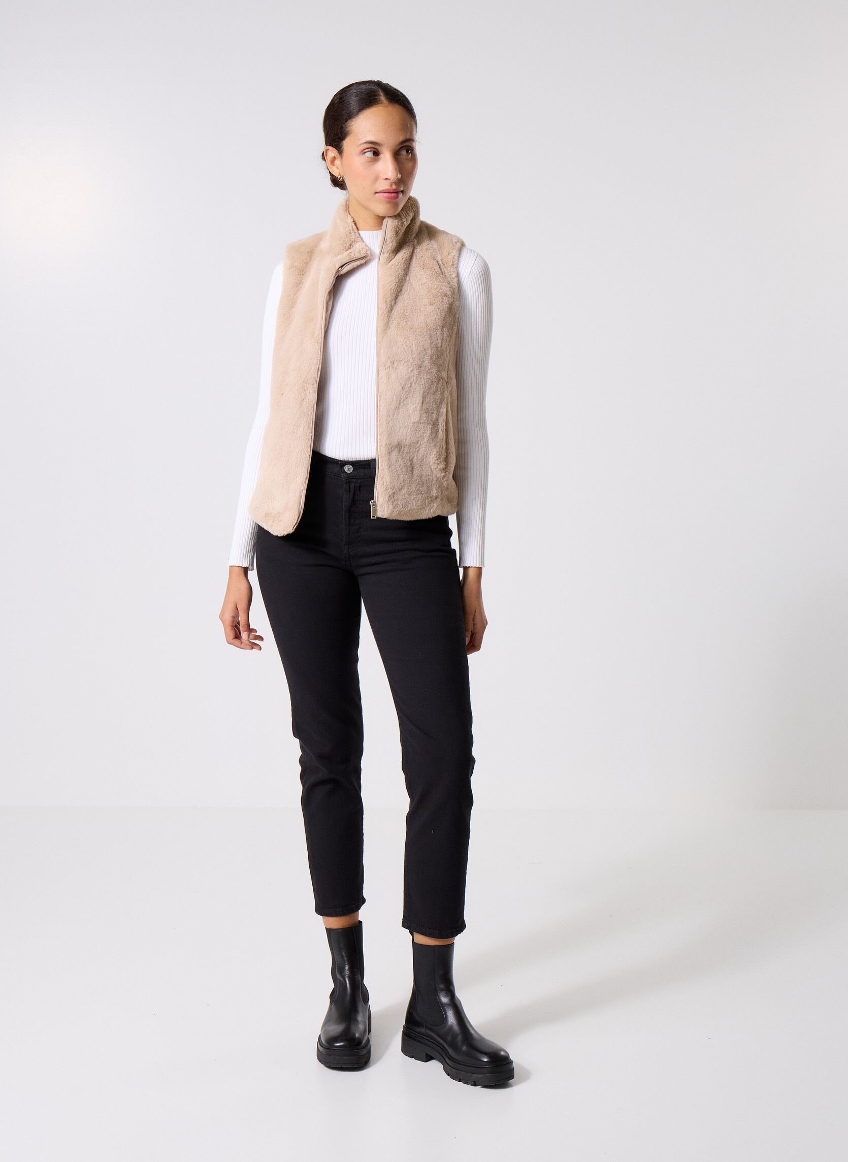 Westen VDOURLASM damen beige MADE BY Westen VDOURLASM damen beige FEATHER GRAY