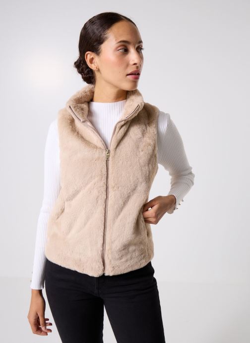 Veste femme sans manches douce et chaude élégante main image 1