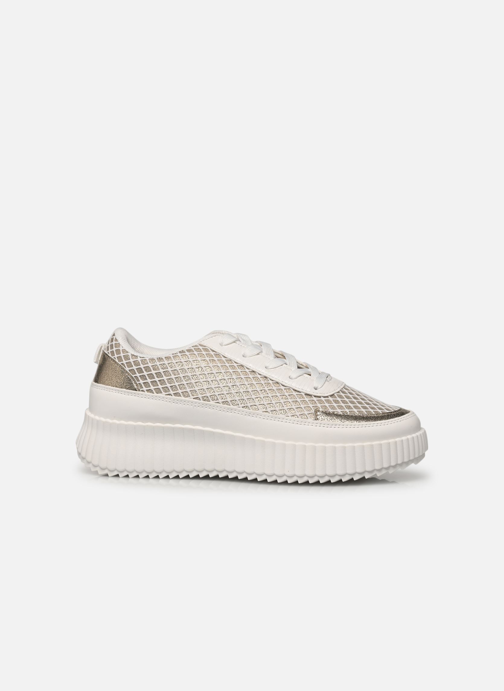 Baskets Baskets THINA femme blanc MADE BY Baskets Baskets THINA femme blanc WHITE GOLD