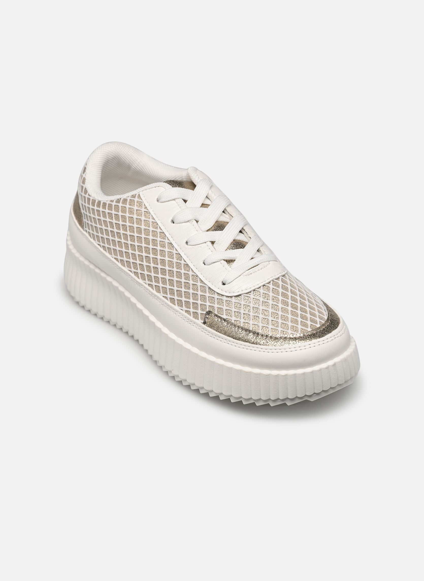 Baskets Baskets THINA femme blanc MADE BY Baskets Baskets THINA femme blanc WHITE GOLD