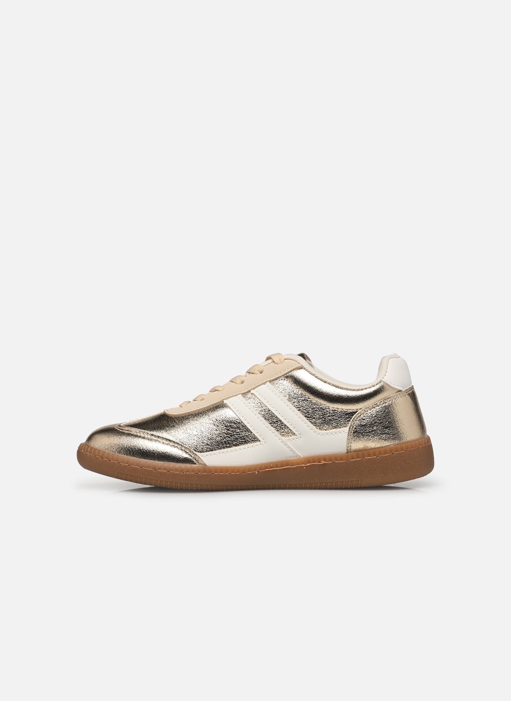 Sneakers Baskets THEODOR dames goud en brons MADE BY Sneakers Baskets THEODOR dames goud en brons Gold White