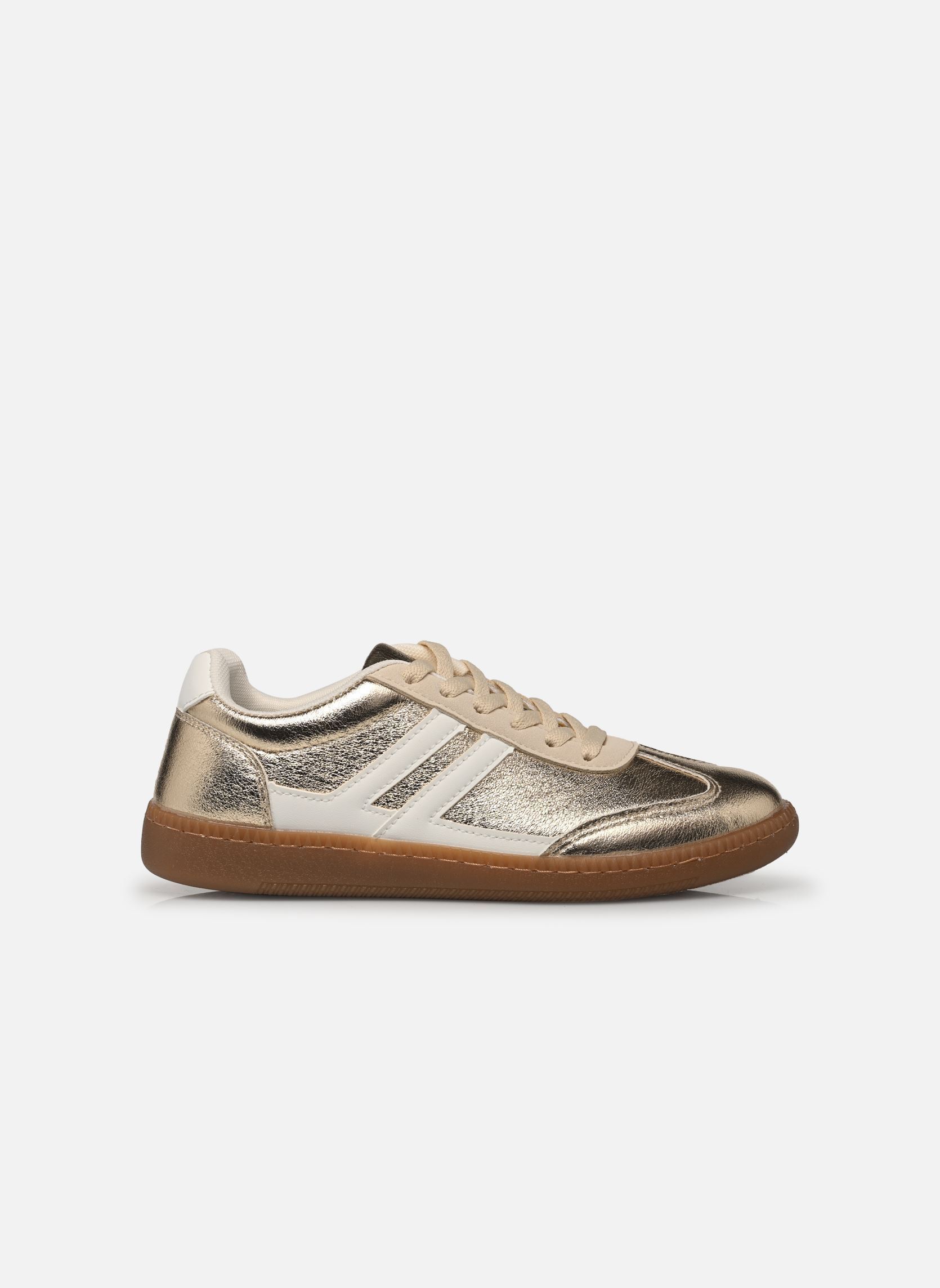 Sneakers Baskets THEODOR dames goud en brons MADE BY Sneakers Baskets THEODOR dames goud en brons Gold White