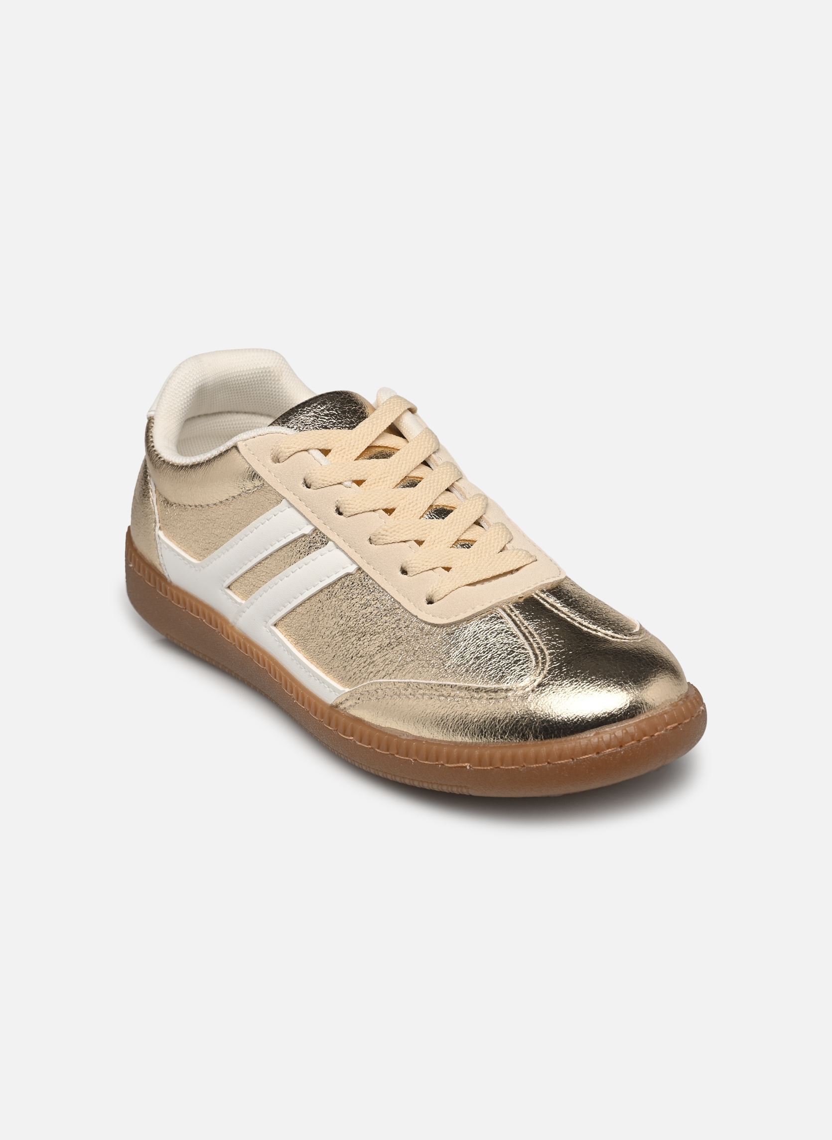 Sneakers Baskets THEODOR dames goud en brons MADE BY Sneakers Baskets THEODOR dames goud en brons Gold White