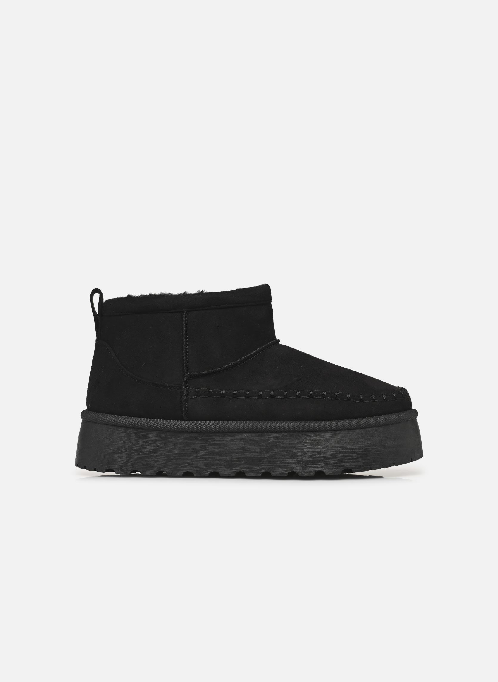 Gefütterte Stiefeletten Boots THESY damen schwarz MADE BY Gefütterte Stiefeletten Boots THESY damen schwarz BLACK TXT MF