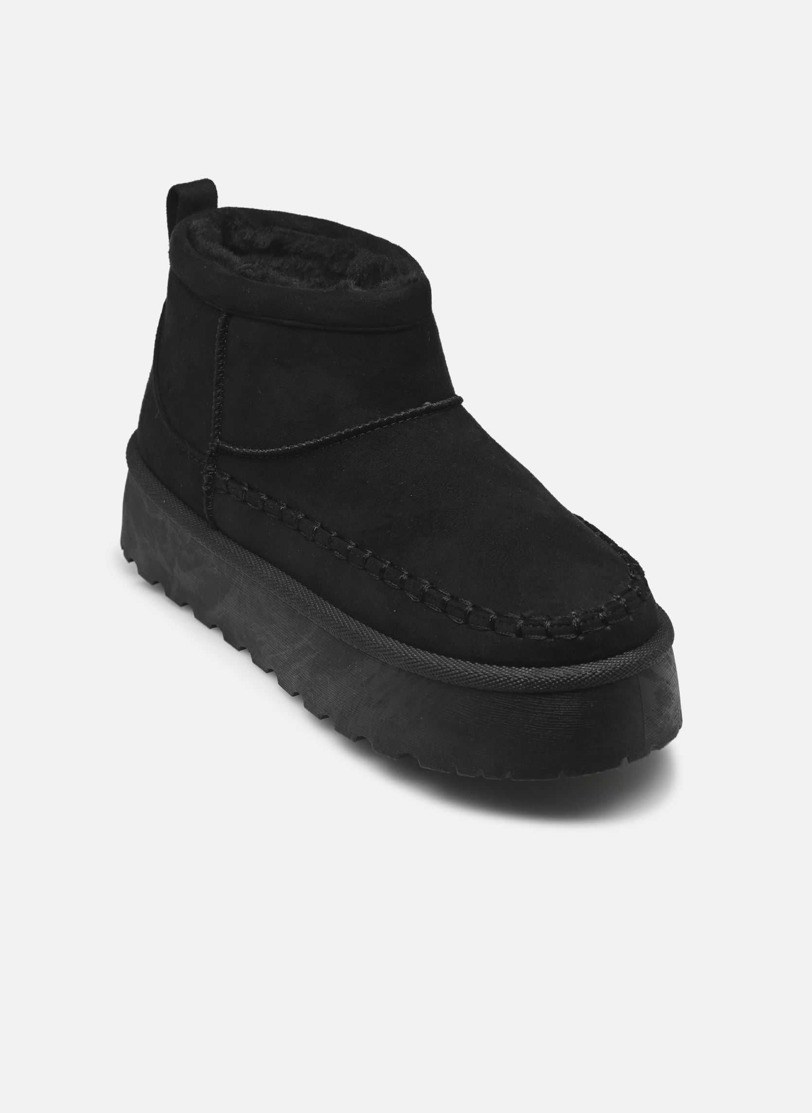 Gefütterte Stiefeletten Boots THESY damen schwarz MADE BY Gefütterte Stiefeletten Boots THESY damen schwarz BLACK TXT MF