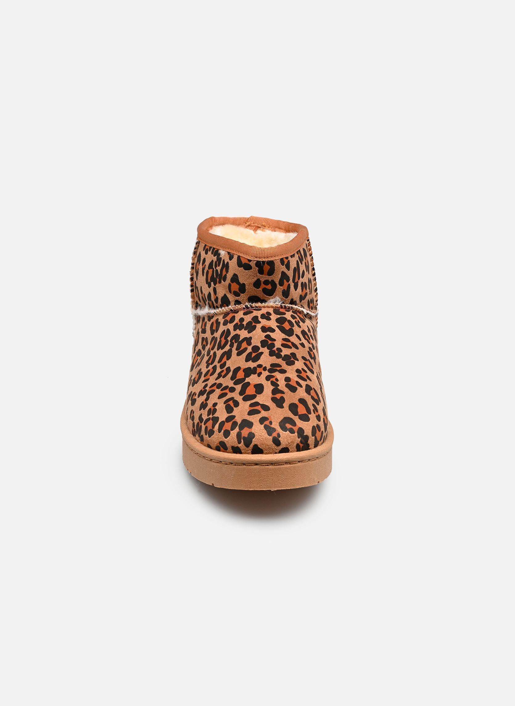 Gefütterte Stiefeletten Boots THULA damen braun MADE BY Gefütterte Stiefeletten Boots THULA damen braun LEOPARD